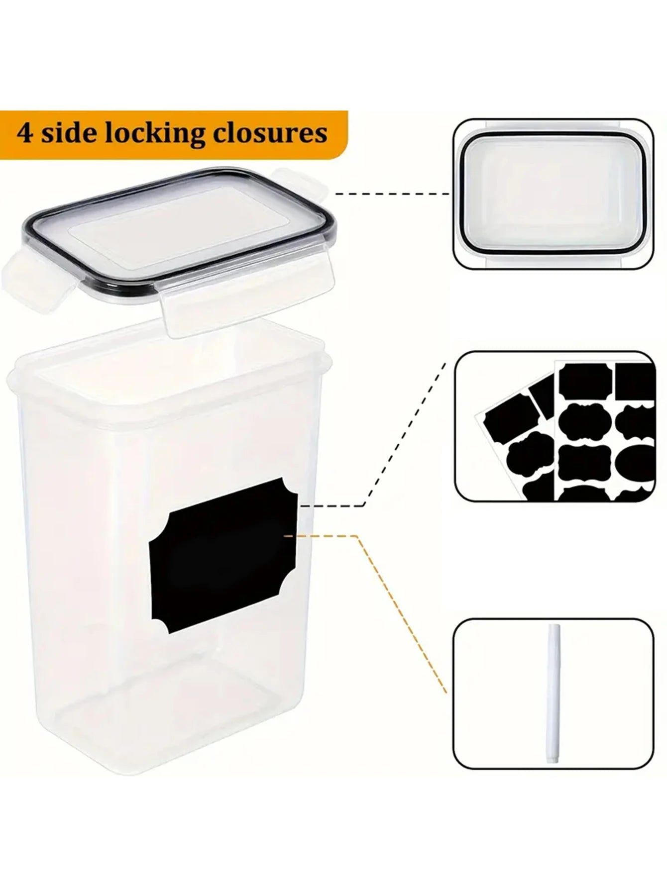 24pcs  airtight food containers