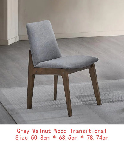 7-Piece Walnut Finish Dining Set