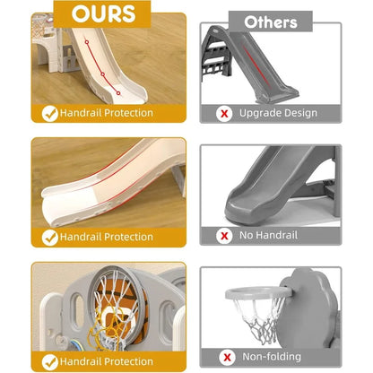 8 in 1 Toddler Slide and Climber Plus More