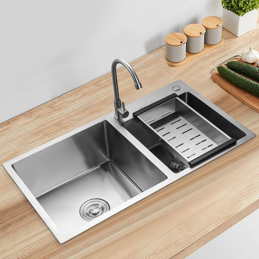 Stainless Steel Double Bowl