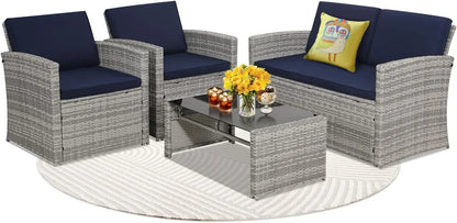 4 Piece Patio Conversation Set