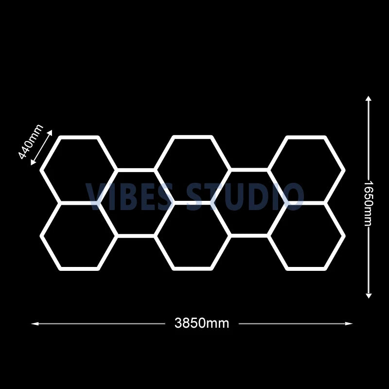 Hexagon LED Garage Light