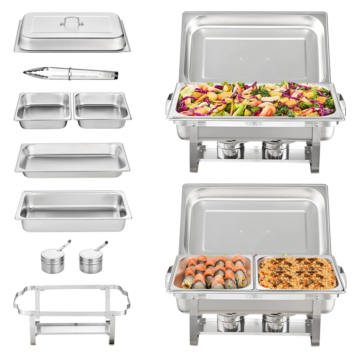 8QT Rectangle Chafing Dish