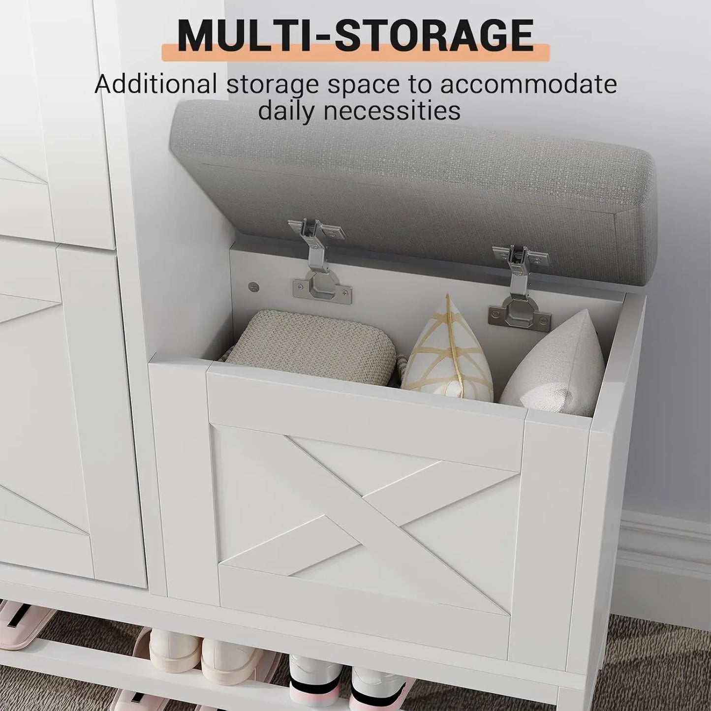Shoe Cabinet Narrow Slim Shoe Organizer Rack
