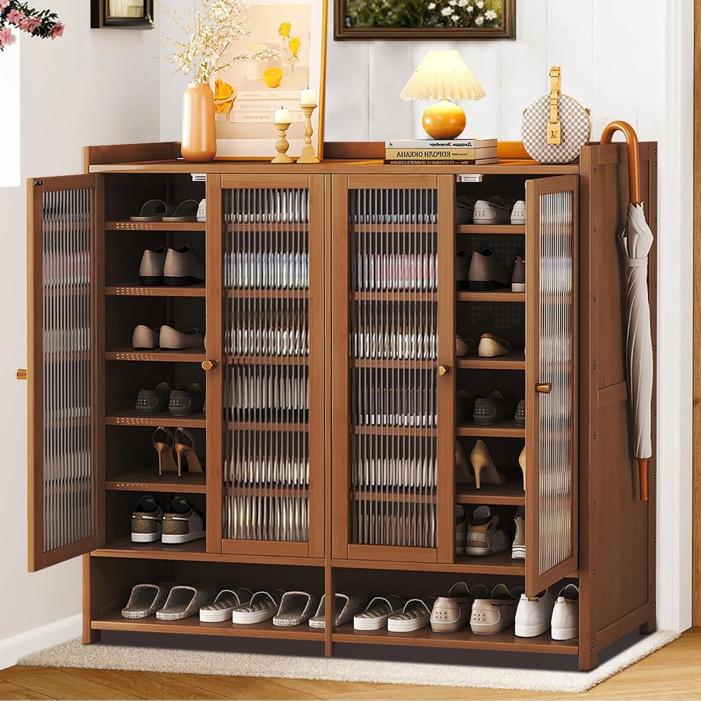 Shoe Cabinet with Acrylic Door