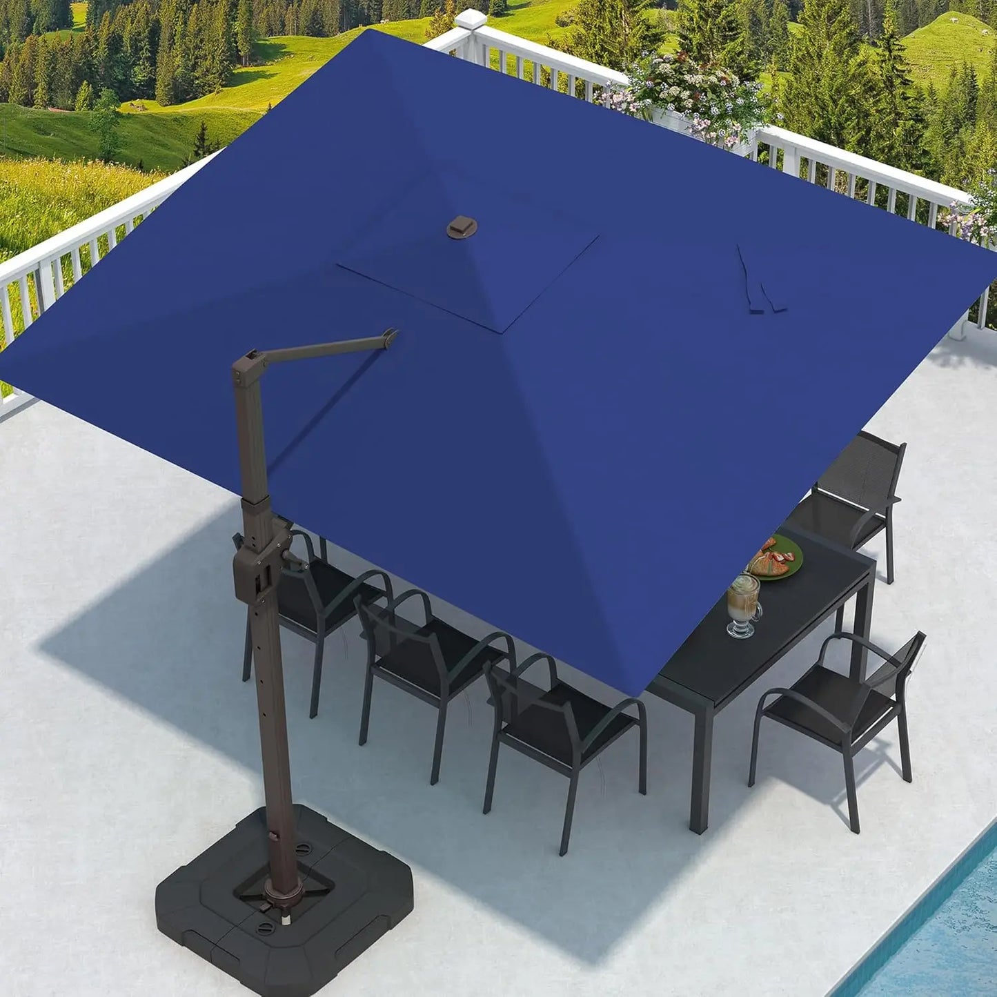 9' X 12' Cantilever Patio Umbrella