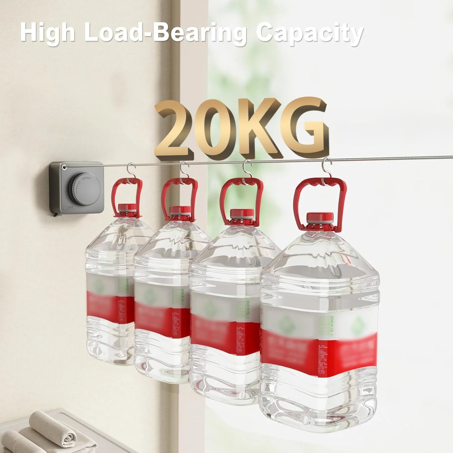 1 Pcs Indoor Retractable Clothesline