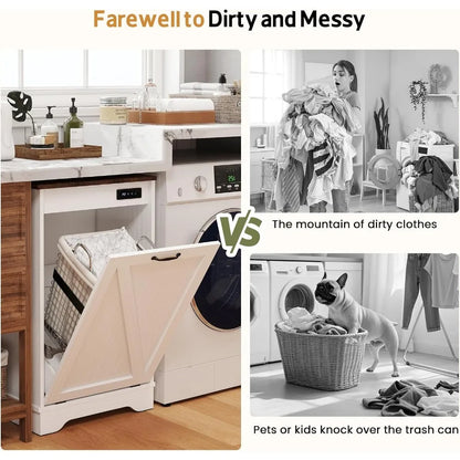 Tilt-Out Trash Can Cabinet