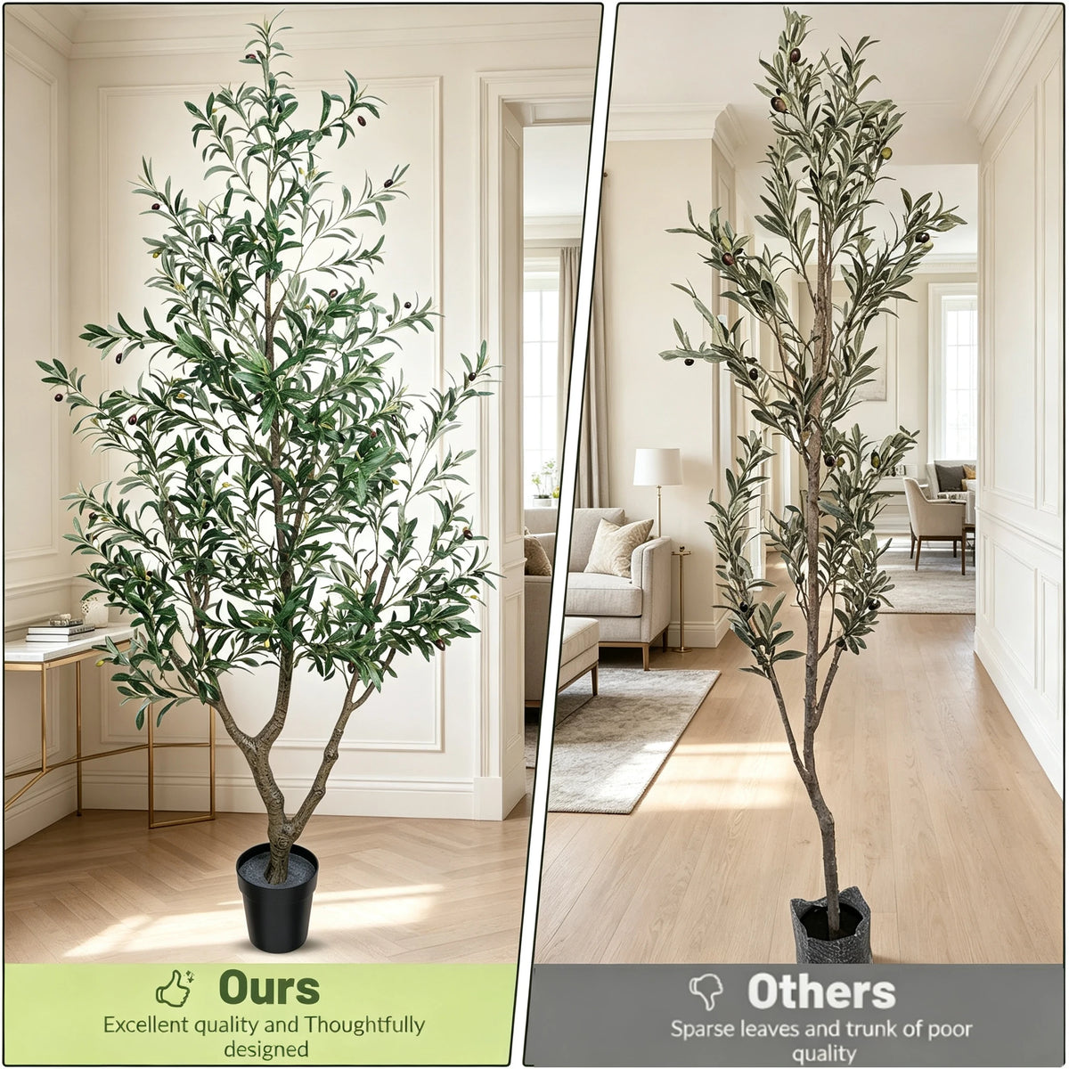 1.5/1.8/2.1m Artificial Olive Tree