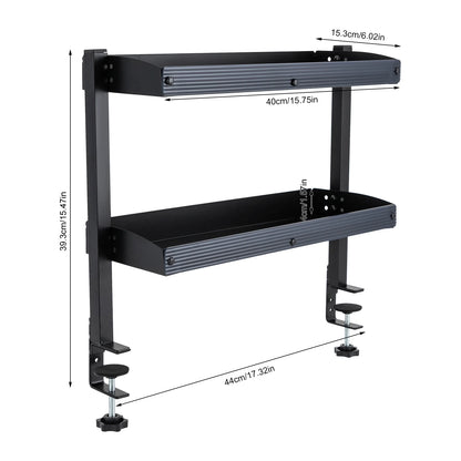 Clamp-on Desk Shelf