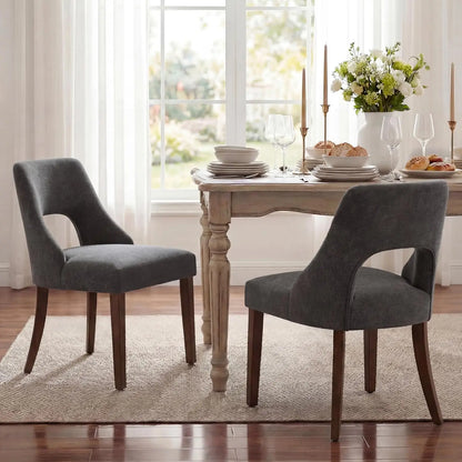 Wooden Dining Chairs Set of 2