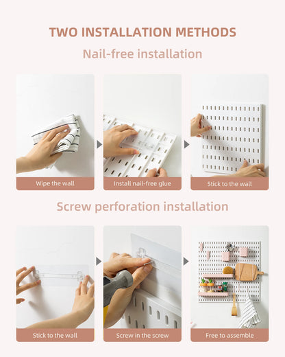 Deli Pink 4pcs Pegboard
