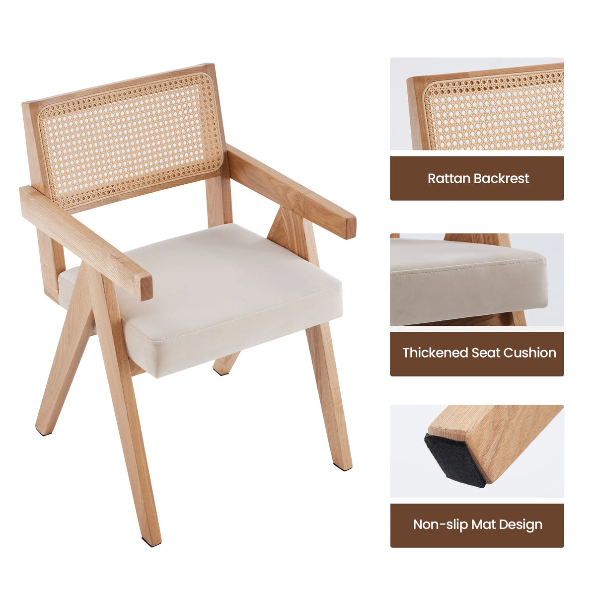Set of 2 Dining Chairs