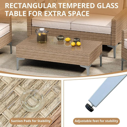 4pc All-Weather Wicker Set
