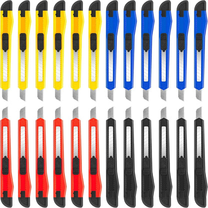24 Box Cutter 9mm Wide Blade