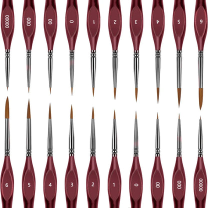 10/11/20/22Pcs Fine Detail Paint Brush