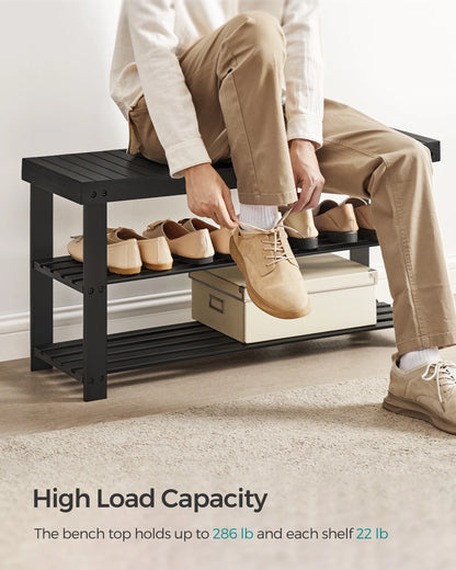Bench 3-Tier Shoe Organizer