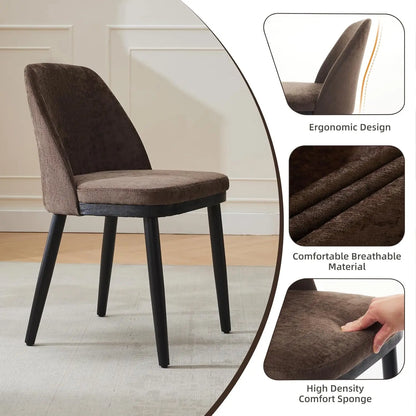 Upholstered Dining Chairs Set of 2