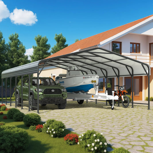 20x20/20x30/20x40FT Metal Carport
