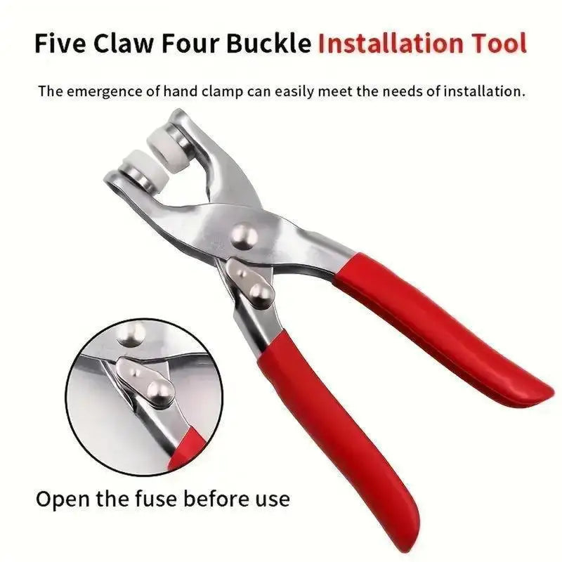 100pcs , Metal Color Pliers Snap Button Claw