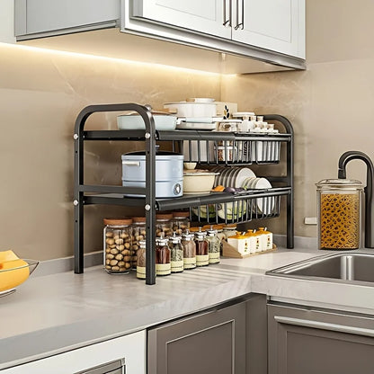 HOMEFISH 1pc 2-Tier Under Sink