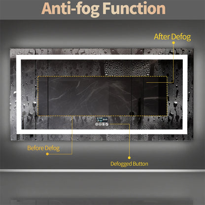 XXL Bathroom Mirror Smart LED