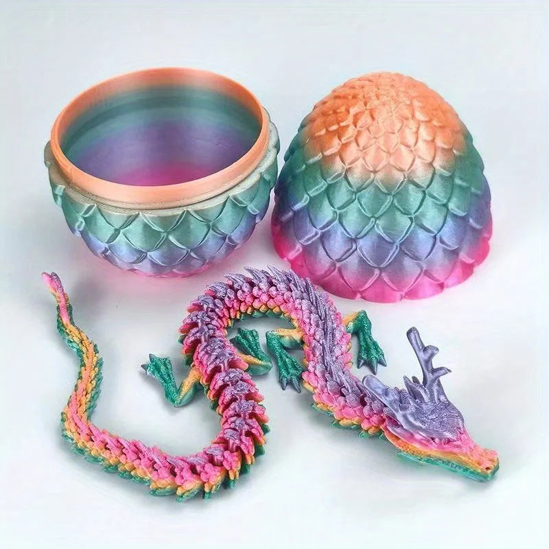 3D Printed Dragon Egg with Dragon