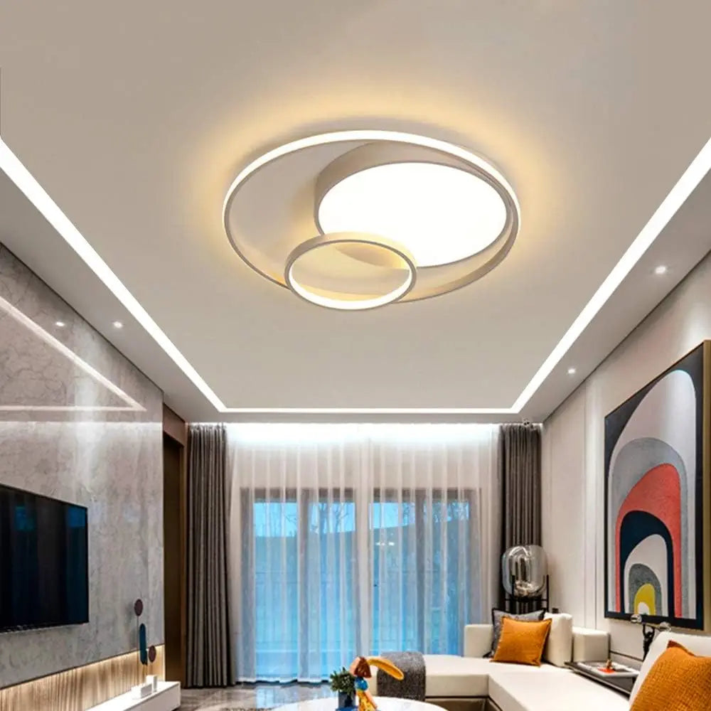 3-Rings LED Flush Mount Ceiling Light