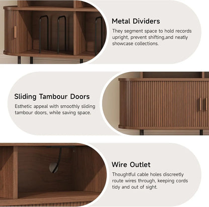 55" (140cm) Record Player Stand