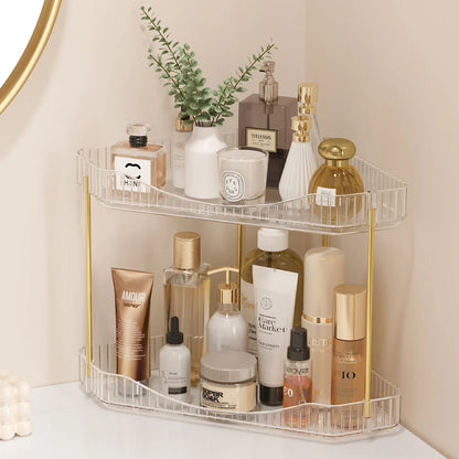 Corner Bathroom Counter Organizer