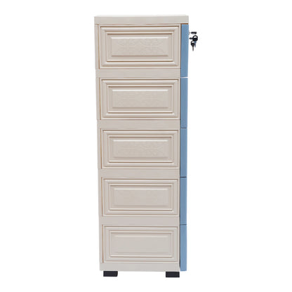 Classic 6 Drawer Plastic Dresser