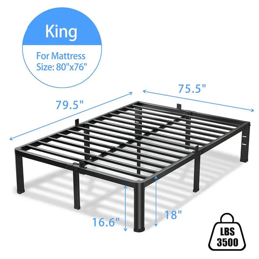 18 Inch King Size Bed Frame