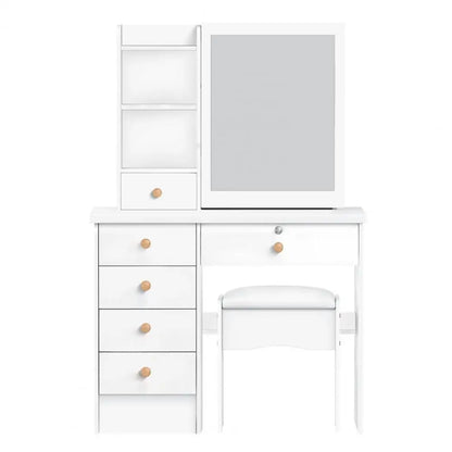 Makeup  Vanity Desk with Sliding Mirror