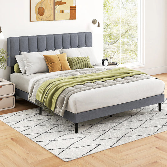Fabric Upholstered Bed Frame