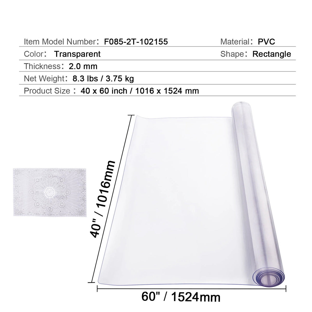 Plastic Table Cover