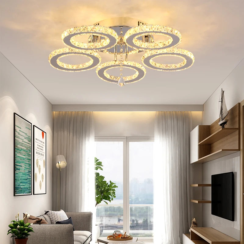 K9 Led Crystal Ceiling Lamp